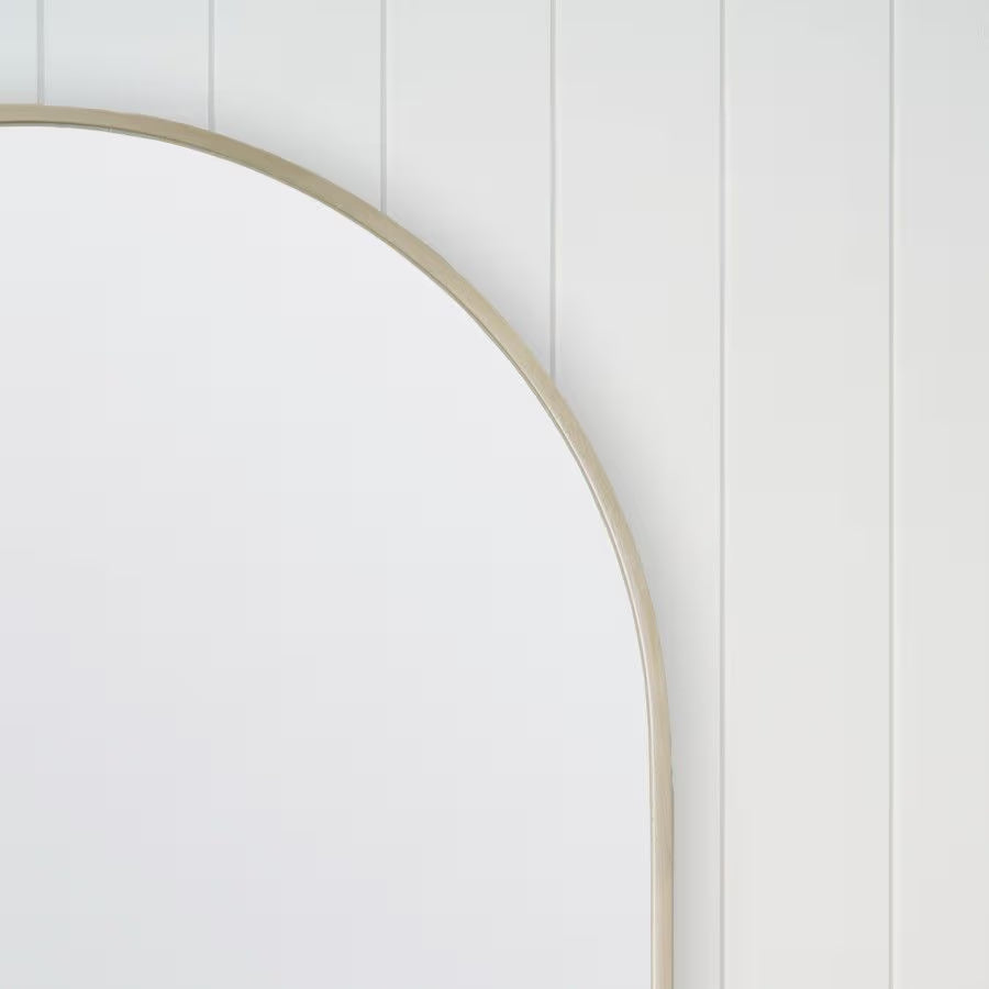 Arch Full Length Mirror Warm Brushed Nickel