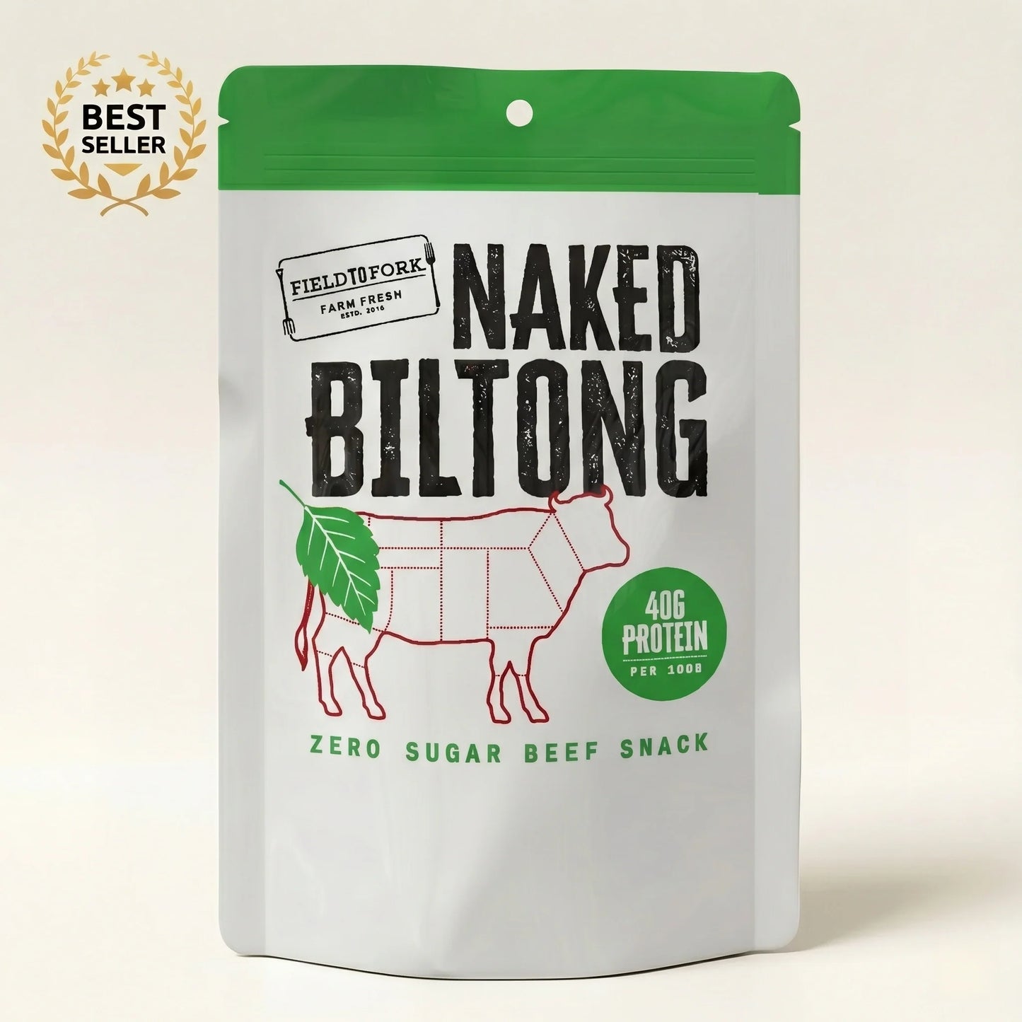 Naked Biltong Sliced 100g