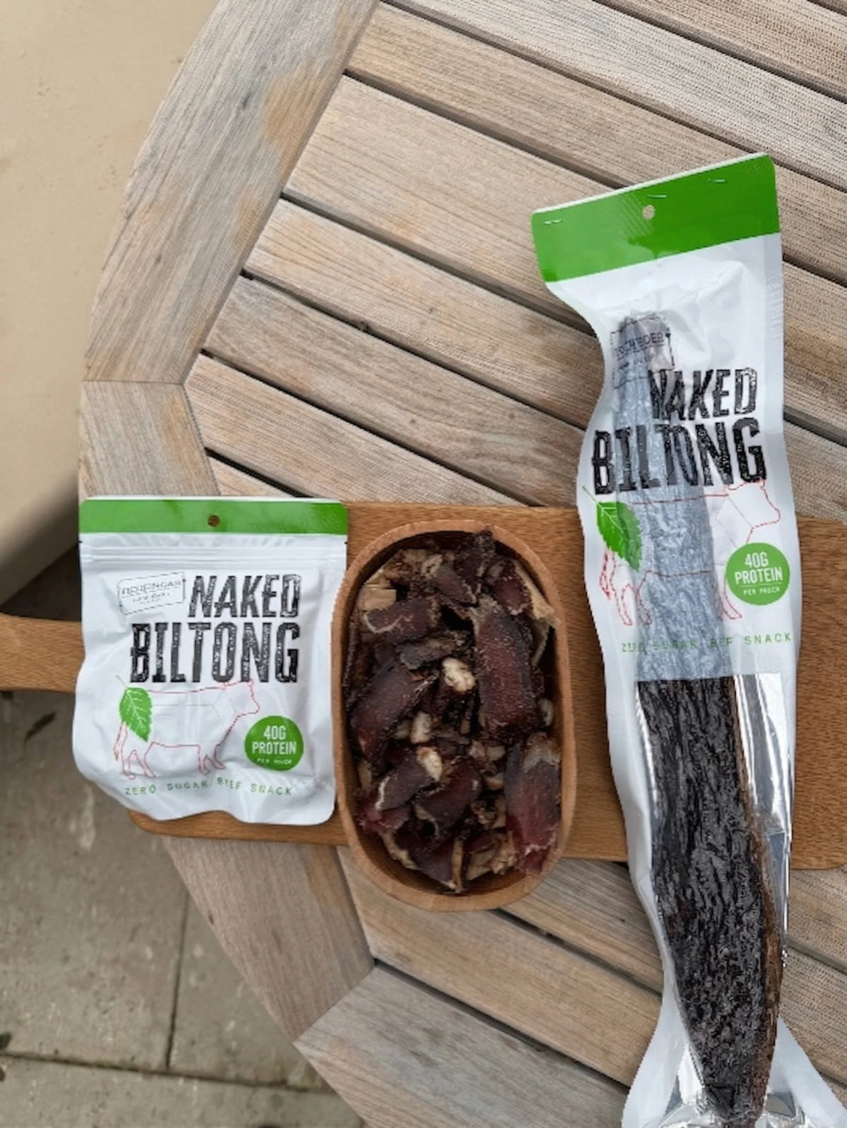 Naked Biltong Sliced 100g