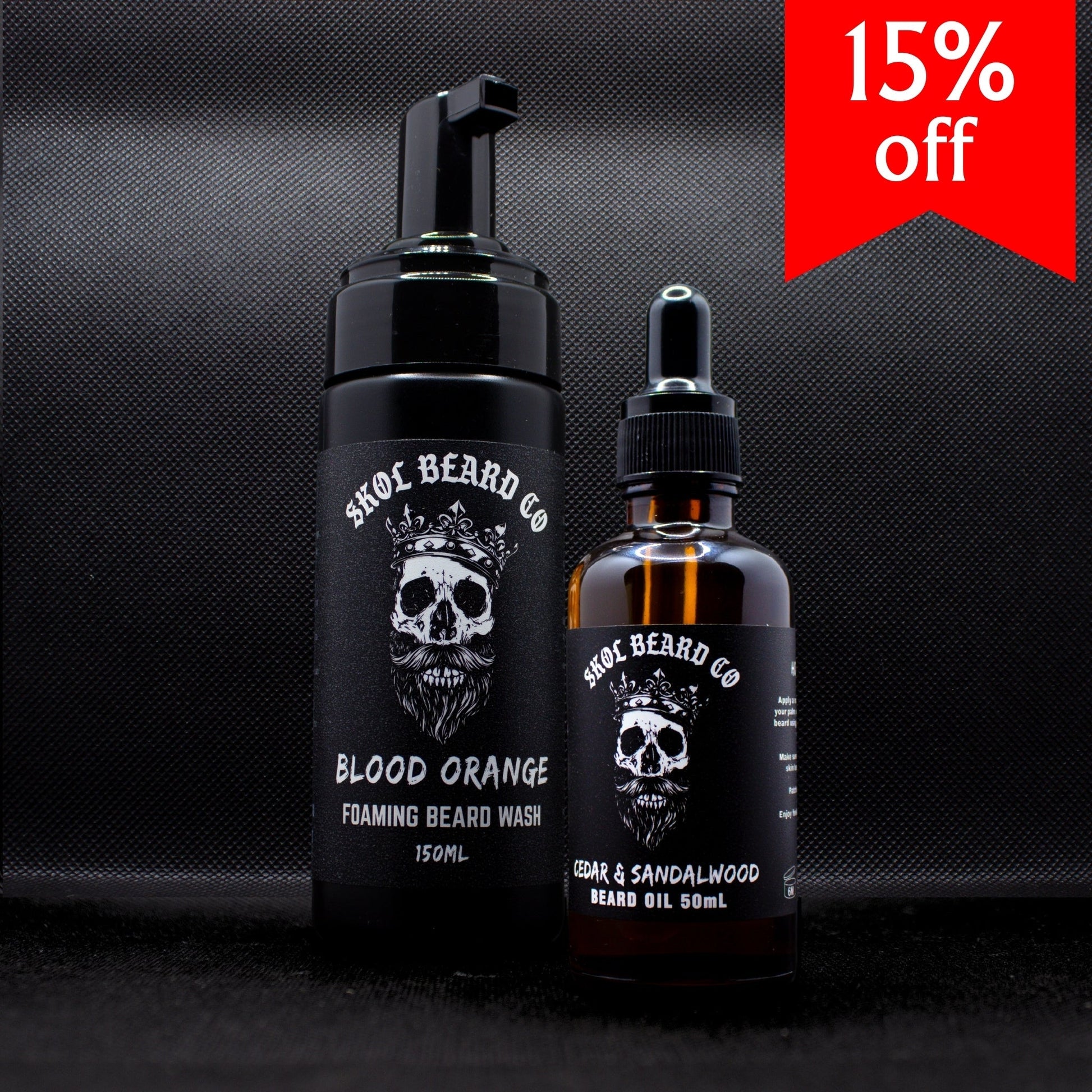 Beard Oil & Wash Combo (select your fragrances)